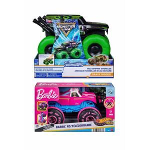 Hot wheels barboe monster truck monster jam sprinkler summer bundle set Viral